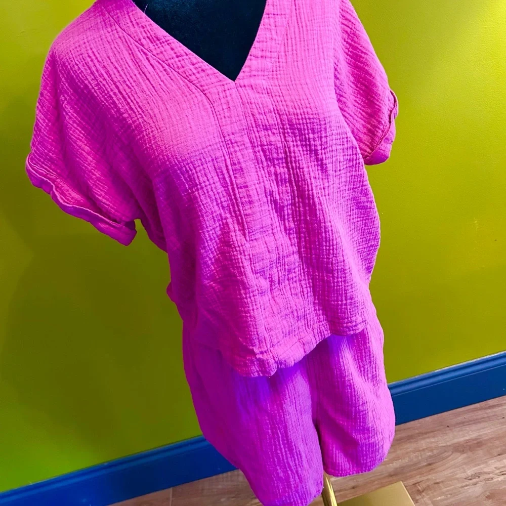 Universal Thread Pink Textured Set - Picture 3 of 4